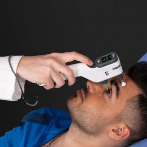 Digitální tonometr ICare ic200 s možností měření nitroočního tlaku u ležícího pacienta